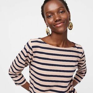 J. Crew Structured Boatneck Shirt